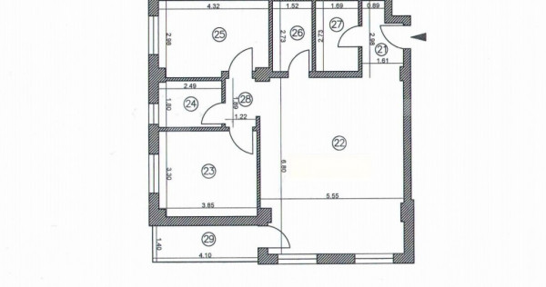 Apartament 3 camere, parter, bloc nou- zona Obcini