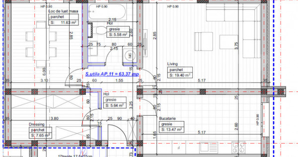 Apartament 2 camere decomandat &ndash; cu dressing & loc de parc