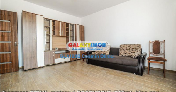 2 camere TITAN, parcare,metrou 1 DECEMBRIE (700m), bloc nou
