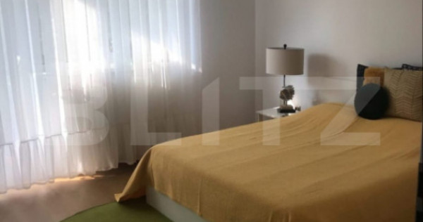 Apartament cu 3 camere, mobilat si utilat, cu gradina, zona