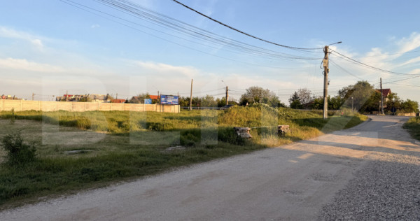 Teren 619 mp, front 17, toate utilitățile, panoramă, C&acirc;r