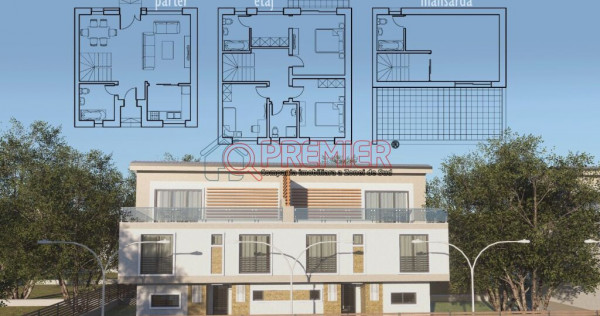 Popesti Leordeni - Str Scolii - Vila premium 120mp curte