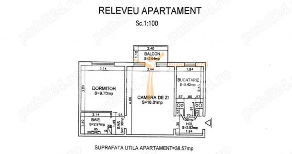Apartament 2 camere Pacurari