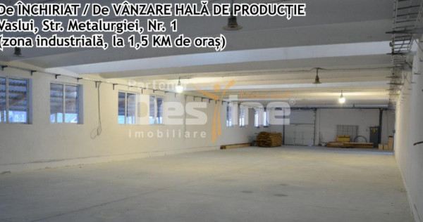 Hala productie, zona Industriala, Vaslui