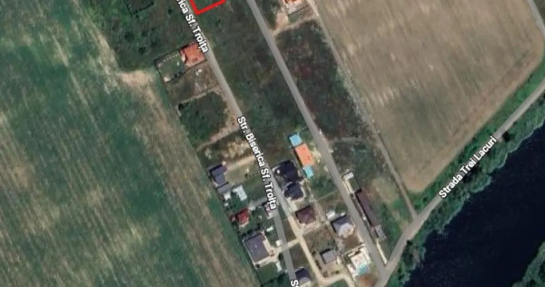 Teren intravilan Balotesti marginal cu Corbeanca, 540mp.