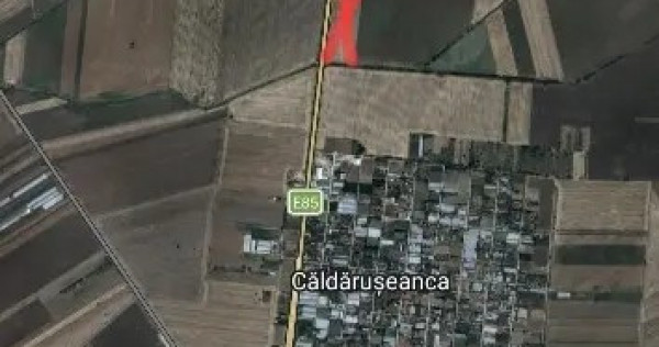 Inchiriez teren 5,2 ha pe E85 Buc-Bz km 75, dubla deschidere