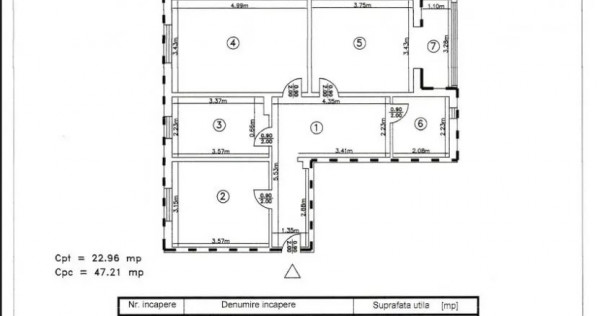 Persoană fizică, v&acirc;nd apartament cu 3 camere decomandat &ndash; Str. Gloriei