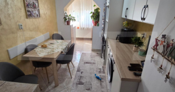 Apartament de v&acirc;nzare, 62 mp, 3 camere & balcon, Cehu Silva