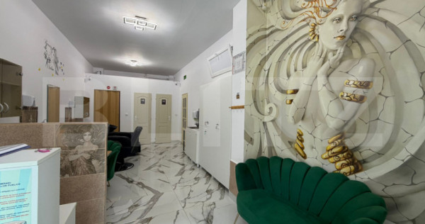 Spatiu comercial pentru salon, 40 mp, 2 parcari, zona Porii