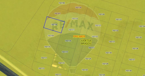 TEREN INTRAVILAN | 634 MP | PREJMER | BRAȘOV | COMISION 0%