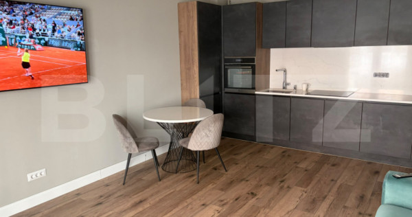 Apartament modern cu 2 camere, bloc nou, terasa, zona Liceul