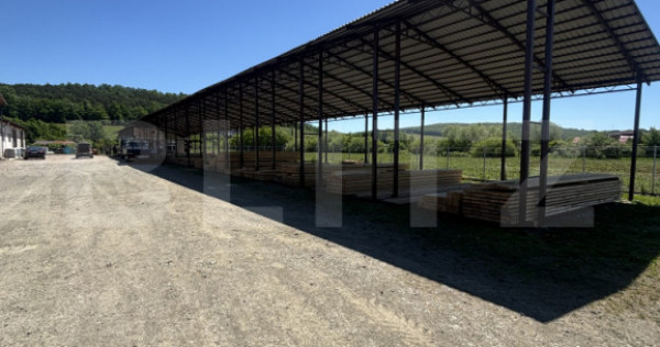 Spatiu industrial, in aproprierea nodului rutier A3
