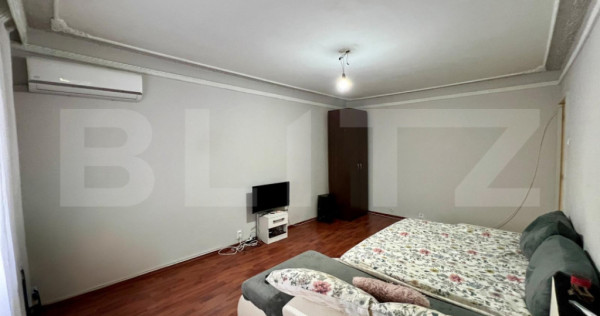 Apartament 2 camere, centrala si AC, zona Rond cartier Rovin