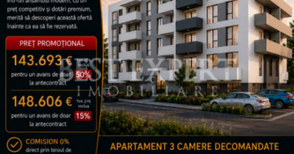 ⭐ COMISION 0% | 3 Camere | Bloc Boutique | Theodor Pallady