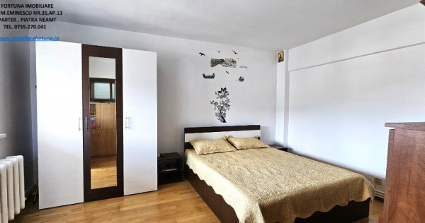 Apartament 1 camera cu functionalitate de 2,mobilat,utilat,loc parcare