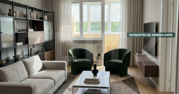 Apartament 3 camere, semidecomandat, localizat central