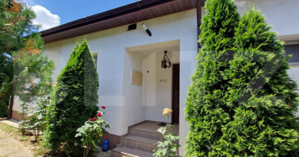 Casă 80 mp, teren 905 mp, dublă deschidere, zona Pielesti