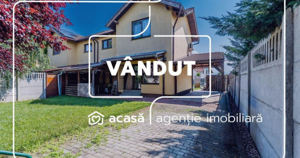VANDUT! Casa tip duplex - teren 349 mp - Via Carmina - COMISION 0