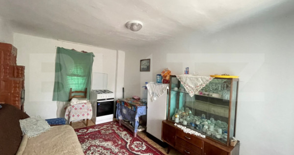 Casa 40 mp, teren 880 mp, zona Leamna de Sus