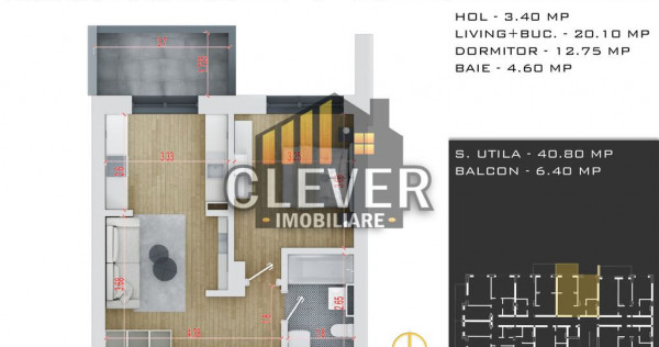 Studio 2 camere, Promo Parcare și Finisaje la Alegere, P...