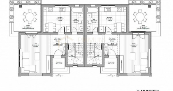 GIROC - Duplex spatios - Zona excelenta - Asfalt - Toate uti