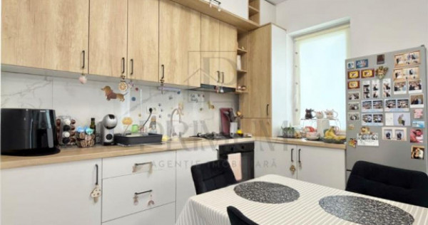 BRAYTIM - 2 CAMERE - ETAJ INTERMEDIAR - MOBILAT SI UTILAT -