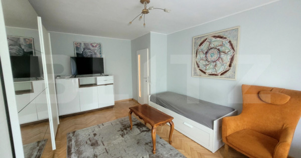 Apartament cu 1 camera, 36 mp, balcon, parcare, zona The Off