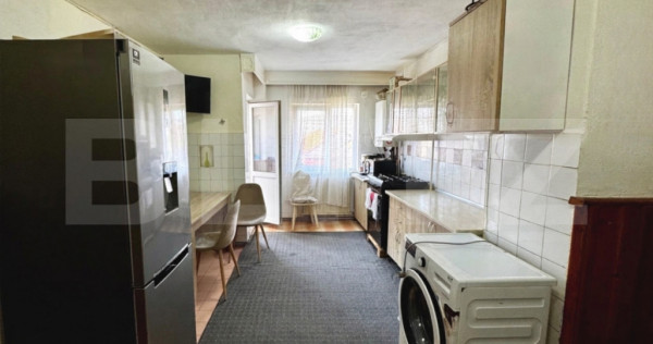 Apartament decomandat cu 2 camere, 57 mp, etaj 1, zona Sub B