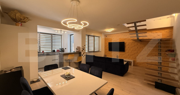 Apartament 4 camere, 112.05 mp, 2 niveluri, curte, loc de pa