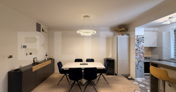 Apartament 4 camere, 112.05 mp, 2 niveluri, curte, loc de pa