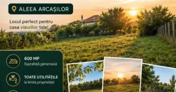 Vand teren Arcasilor Galati 600mp