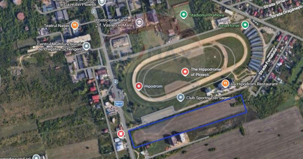 Teren P+11 Hipodrom Ploiești&mdash;20.000 mp, Front Direct l...