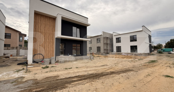 Casă individuală P + E la cheie, 135.47 mp, 308 mp teren,