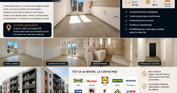 ???? 2 Camere Premium | Parcare Inclusă | &Icirc;ncălzire &icirc;n P