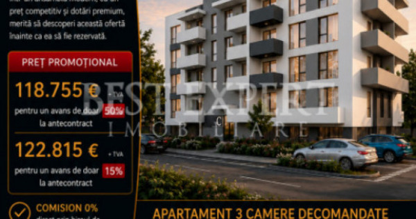 3 Camere | Ansamblu Nou | &Icirc;ncălzire &icirc;n Pardoseală| Parca