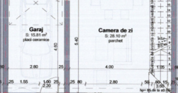 Casa individuala 4 camere, 111.23 mp, 56.95 mp gradina, zona
