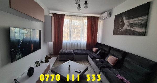 Apartament 3 camere Hipodrom - 64mp - Renovat Recent - Mobil