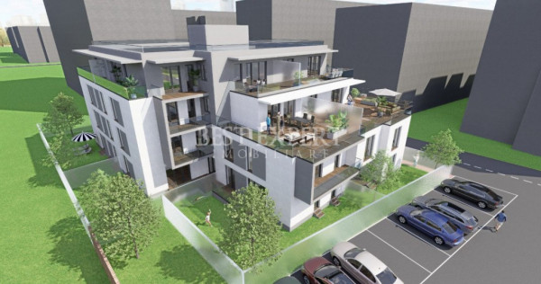 2 Camere cu Grădină cu Parcare inclusa | Bloc Boutique | F