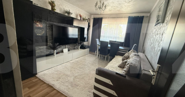 Apartament cu 3 camere, 58,06 mp, decomandat . Aleea Parcul