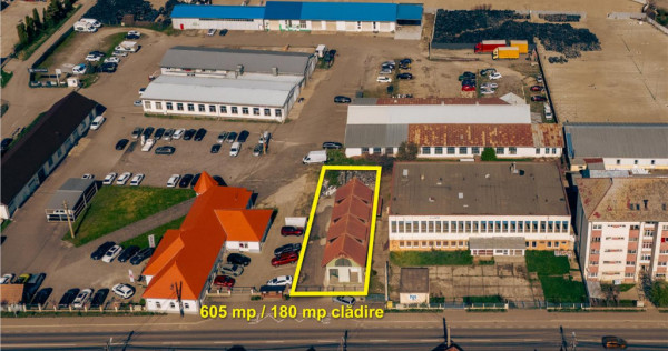 Spatiu comercial, depozit, birouri, acces facil, pozitie rem