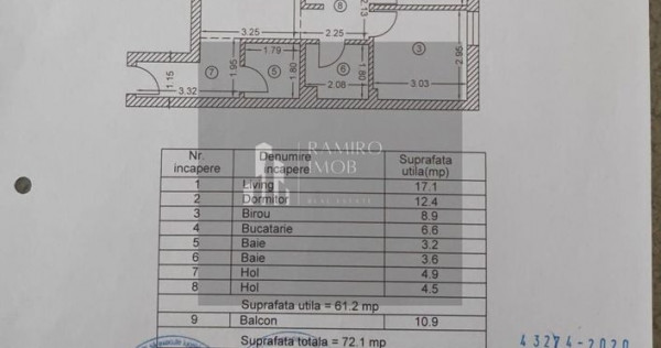 Bloc Nou Finalizat 3 camere 72mp Loc de parcare Metalurgiei