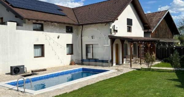 Cabana 400mp Băișoara: 21 locuri, piscină, jacuzzi, investiție