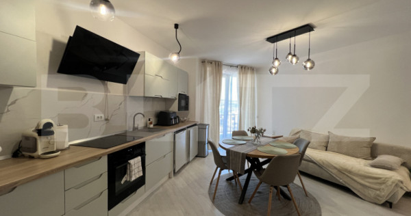 Apartament 2 camere, 51.40 mp, parcare, zona Vivo