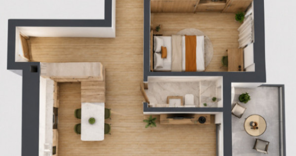 Apartament 3 camere 77.79 mp in Cluj zona Centrala