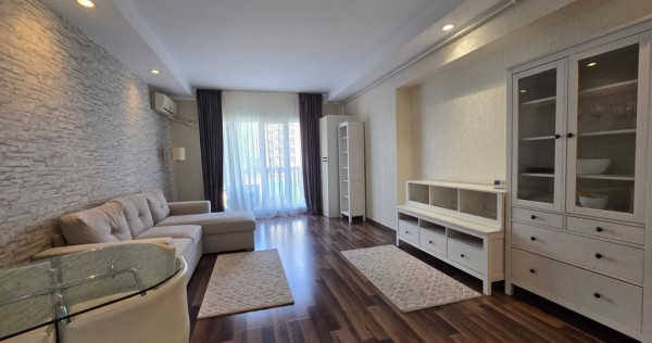 COSMOPOLIS - Apartament cu 2 camere, mobilat si utilat.