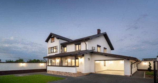 Casă premium &icirc;n Adunații Copăceni &ndash; 326 mp utili, 492 mp