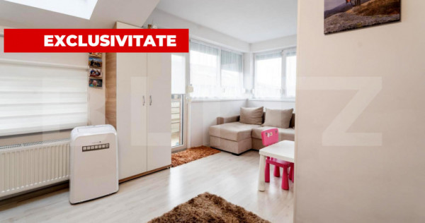 Apartament 3 camere, 58.40 mp, strada Florilor