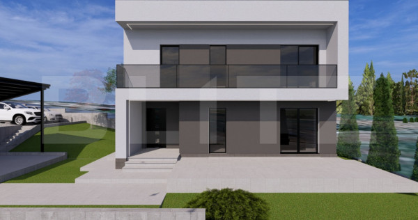 Casa de vanzare, 132 mp, teren 600 mp, zona Breazu