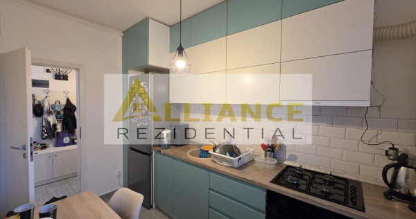 Apartament cu 2 camere + grădină | Mobilat | Metrou Berceni