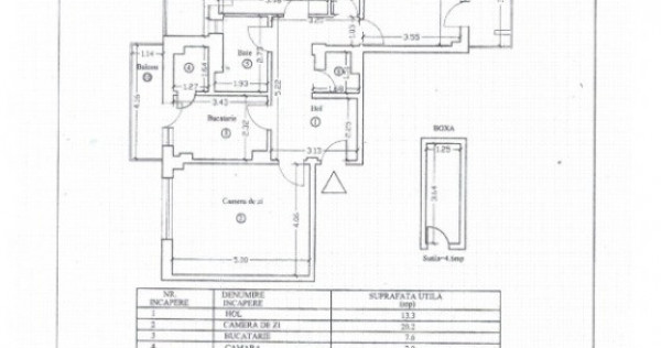 Apartament 3 camere 94 mp str Valeni Central Ploiești
